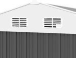 Gardebruk Tuinhuisje Metaal – met 2 Schuifdeuren - Afbeelding 4