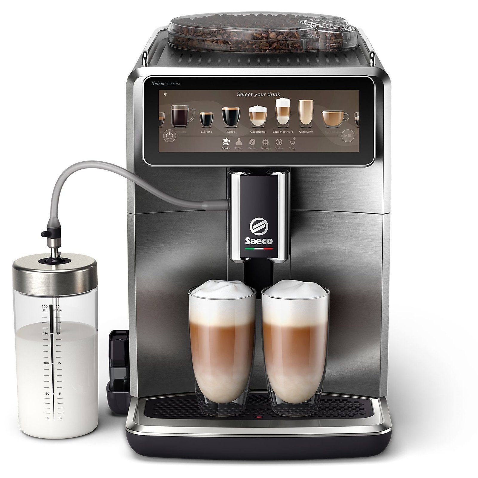 128 Saeco Xelsis Suprema SM8889/00 volautomatische espressomachine - Afbeelding 1