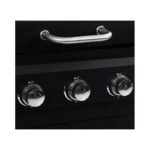 Combinatiebarbecue op gas en kolen met 3 branders - Afbeelding 4