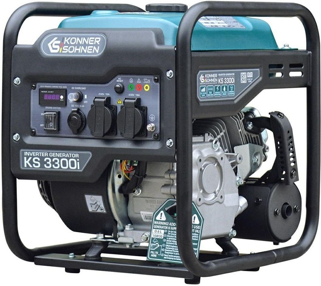 220 Könner & Söhnen Energie-omvormergenerator 3,0 kW 230 V Ks 3300I - Afbeelding 1