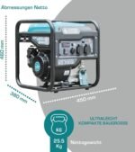 Könner & Söhnen Energie-omvormergenerator 3,0 kW 230 V Ks 3300I - Afbeelding 2