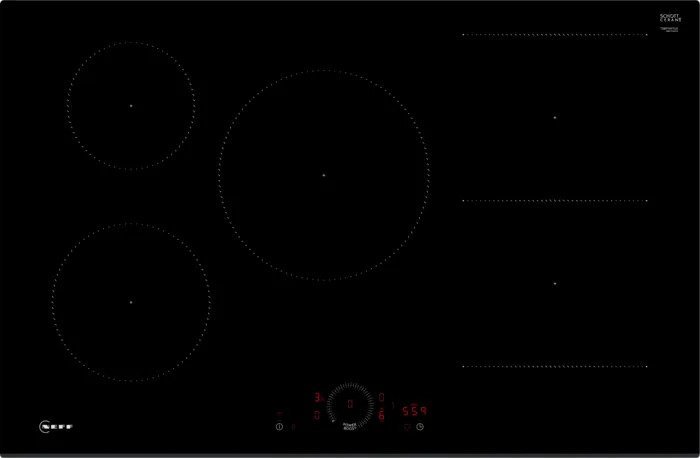 22139900_T58FHW1L0_STP_def Neff T58FHW1L0 N70 80cm Inductiekookplaat Zwart - Afbeelding 1