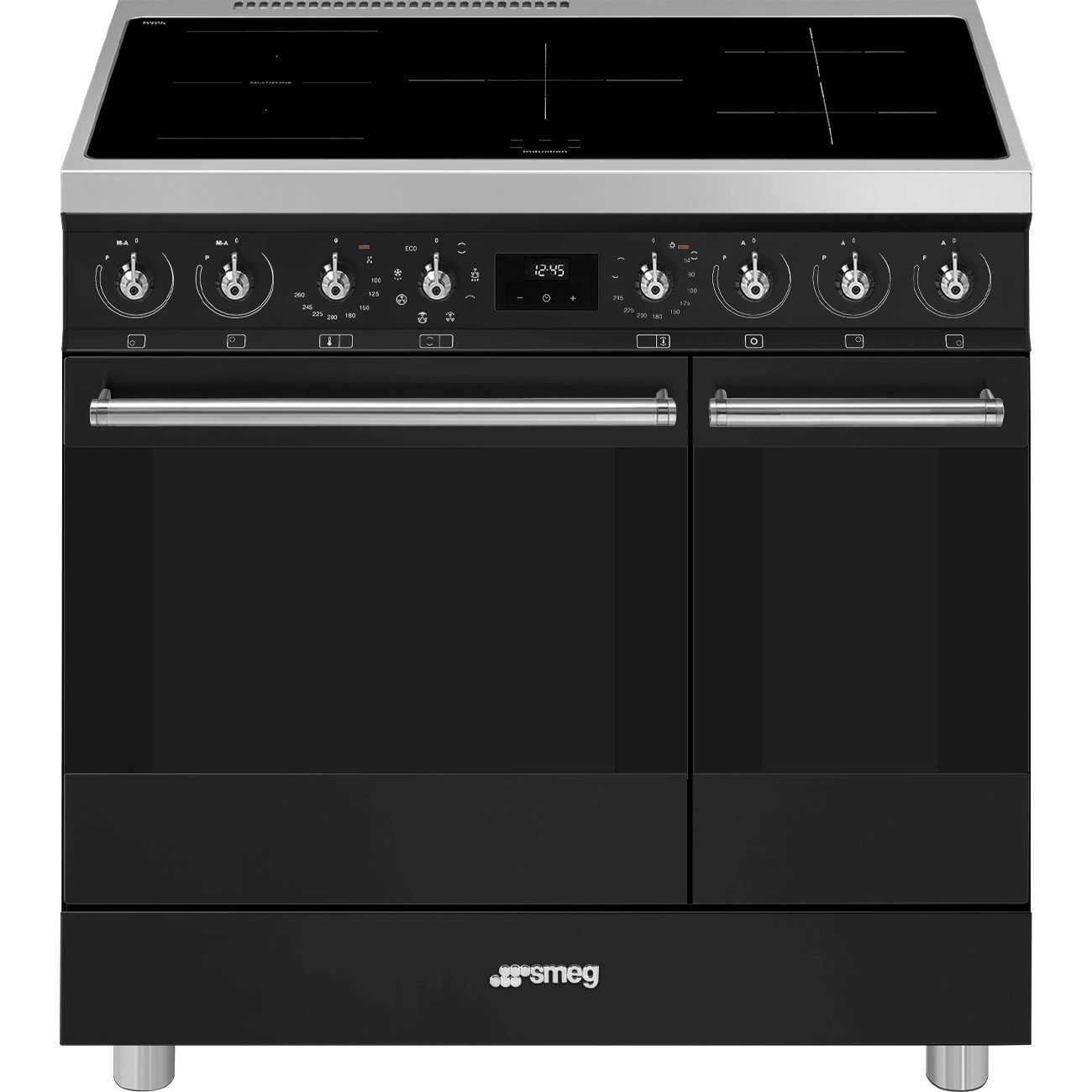 28c70876-75d5-48b2-ba90-97e2d09198b4 Smeg C92IPMB2 Symphony 90cm elektrisch fornuis - Afbeelding 1