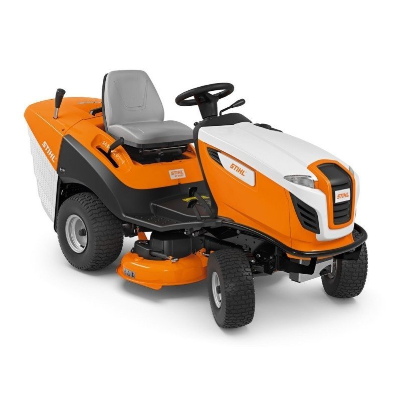 320fc33b-d59b-4790-8422-eb6585e277b1 STIHL RT5097 452 cc benzine zitmaaier, 95 cm maaibreedte, 250 liter zelfrijdende mand - Afbeelding 1