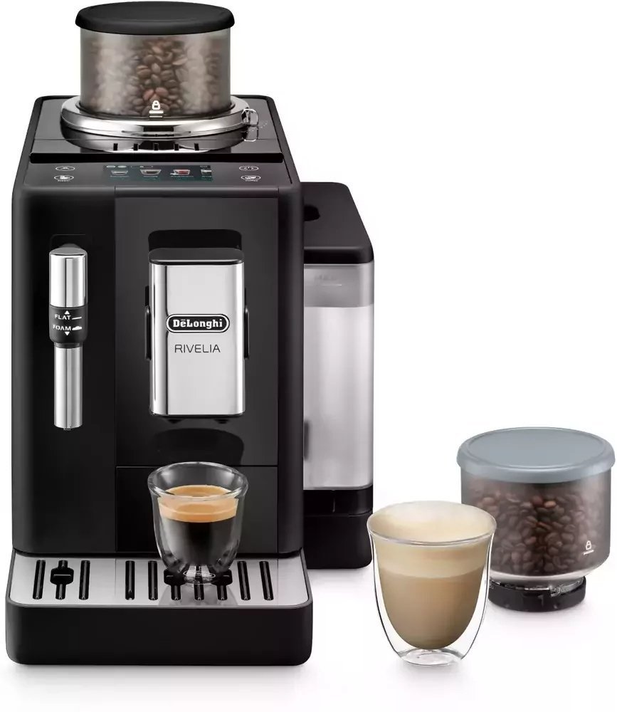 3684625_1000x1000 De'Longhi Rivelia EXAM440.35 volautomatische espressomachine EXAM440.35.B - Afbeelding 1