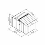 Fornorth Tuinschuur, 5.29m2 - Afbeelding 4