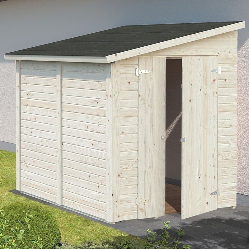 379 8' X 6' Palmako Mia Heavy Duty Aanbouwschuur - Afbeelding 1