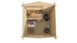 Tuindeco Blokhut Richard 200x200x222cm Houten Tuinschuurtje - Afbeelding 4