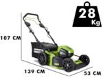 60V Greenworks GD60LM46SP Snijbatterij - Afbeelding 3