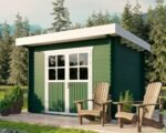 Tuinhuisje Houten schuur Blokhut 3x2,5m 28mm - Afbeelding 2