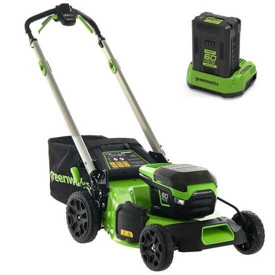 398 Greenworks GD60LM51SPK4 Automatische batterijaandrijving - Afbeelding 1