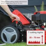 scheppach MS173-51E benzine grasmaaier, 4,5 pk, snijbreedte 510 mm, elektrische start, wielaandrijving, maaihoogteverstelling - Afbeelding 2