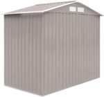 HATTORO S300 gereedschapsschuur tuinhuis schuur 15 m³ lichtgrijs - Afbeelding 4