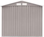 HATTORO S300 gereedschapsschuur tuinhuis schuur 15 m³ lichtgrijs - Afbeelding 5