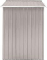 HATTORO S300 gereedschapsschuur tuinhuis schuur 15 m³ lichtgrijs - Afbeelding 6