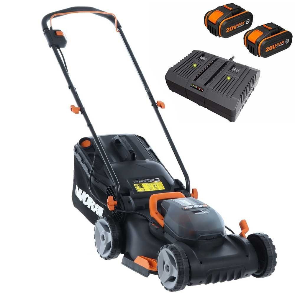 426 Worx WG743E snoerloze elektrische grasmaaier - Afbeelding 1