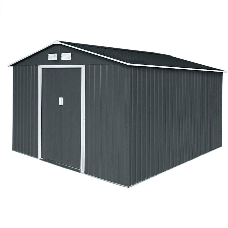 430 HATTORO S300 gereedschapsschuur tuinhuis schuur 15 m³ grijs - Afbeelding 1