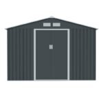 HATTORO S300 gereedschapsschuur tuinhuis schuur 15 m³ grijs - Afbeelding 2