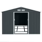 HATTORO S300 gereedschapsschuur tuinhuis schuur 15 m³ grijs - Afbeelding 3