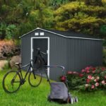 HATTORO S300 gereedschapsschuur tuinhuis schuur 15 m³ grijs - Afbeelding 4