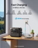 Elektrische generator BLUETTI AC70 (1000W/768Wh) met zonnepaneel - Afbeelding 4
