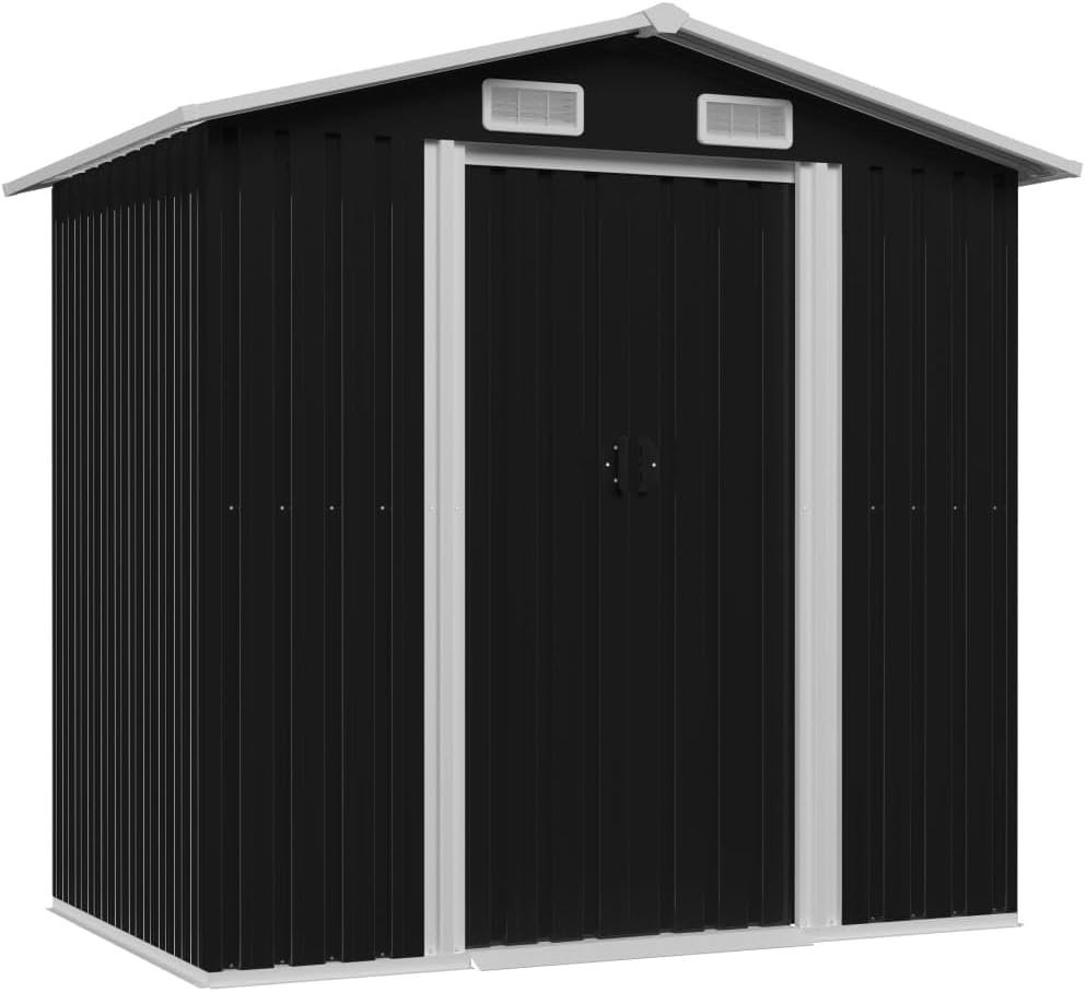 518jthE57WL._AC_SL1024_ Tuinberging Antraciet Staal 204x132x186 Cm - Afbeelding 1
