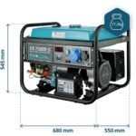 Stroomgenerator Könner & Söhnen KS 7000E G - Afbeelding 4