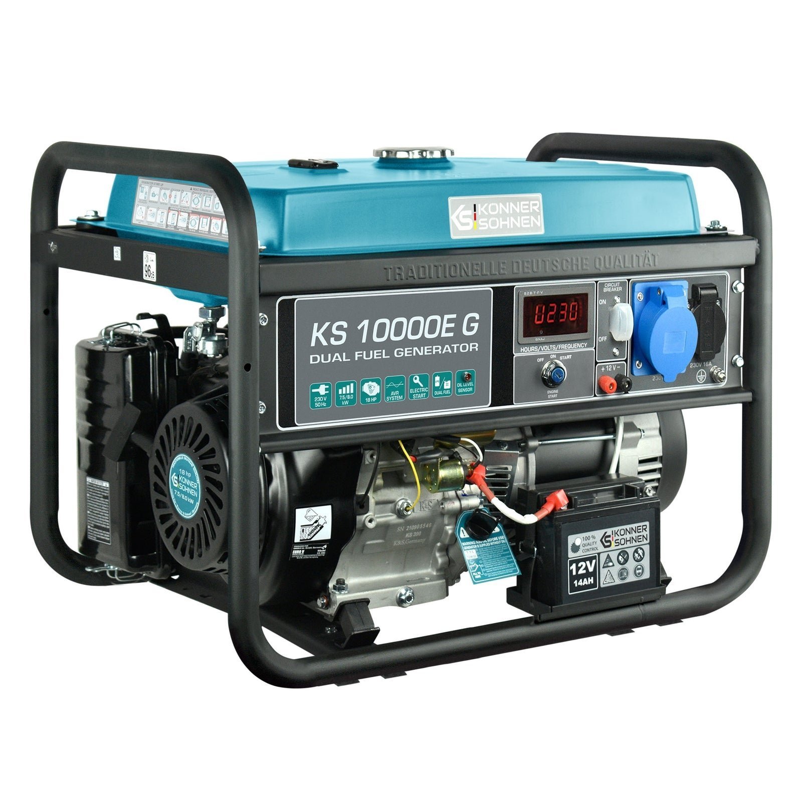 585 Könner & Söhnen KS 10000E G Energiegenerator - Afbeelding 1