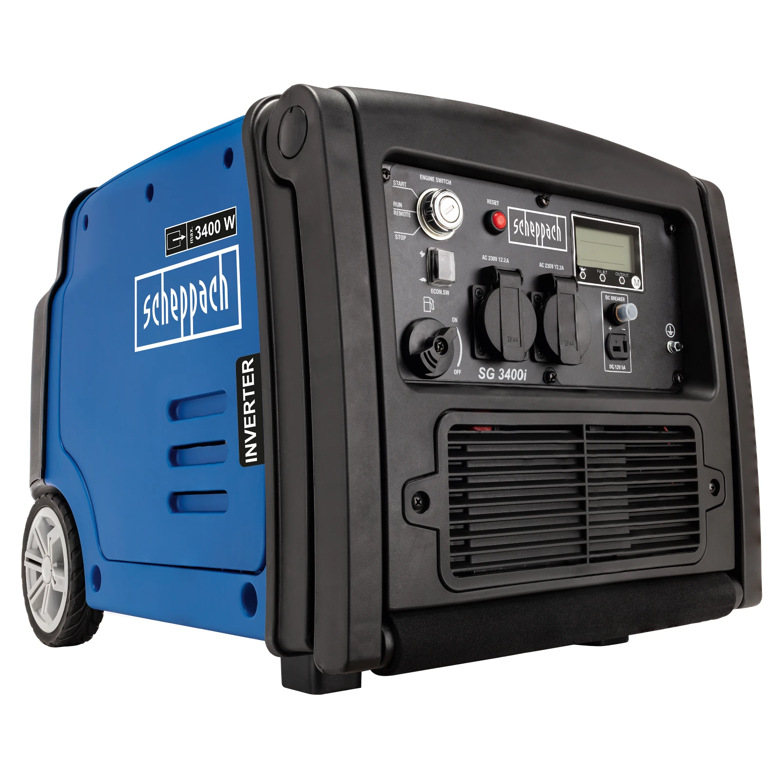 5906217901_1 Generator SG3400i + afstandsbediening, Scheppach (SG3400i) - Afbeelding 1