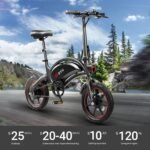 DYU D3F 14 Inch Mini Opvouwbare Elektrische Fiets - Afbeelding 4