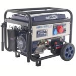 BullMach AMBRA 9500 E-3 Benzinegenerator met wielen en AVR 7,5 kW