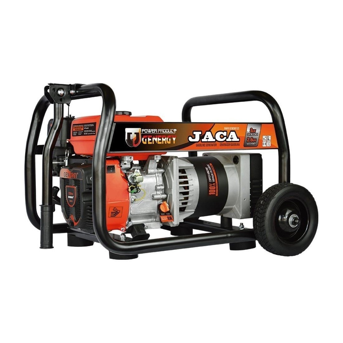 617 Benzine-elektriciteitsgenerator Genergy Jaca 3300W - Afbeelding 1