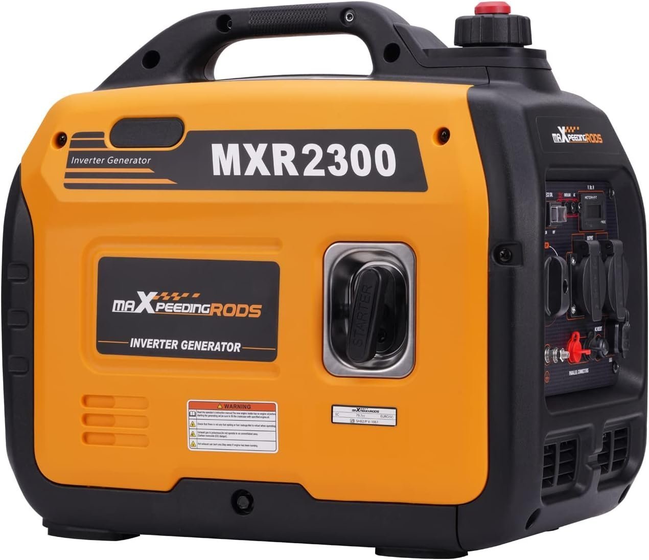 61E9bg1IYFL._AC_SL1500_ maXpeedingrods 2300W Inverter Stroomgenerator Benzine Stroomgenerator Licht 18,5 kg - Afbeelding 1