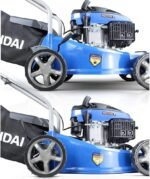 Hyundai 16" / 40cm 79cc benzine grasmaaier, 25-75mm maait, 45L grasopvangbak - Afbeelding 5