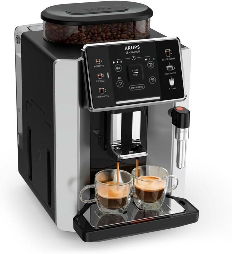 61rBKpqvwfL._AC_SL1200_ Krups EA910E10 Sensation Koffiezetapparaat - Afbeelding 1