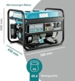 3 kW benzinegenerator met inverter, 4-takt generator voor kamperen - Afbeelding 4