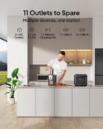 BLUETTI AC180 mobiele stroomgenerator, 0-80% in 45 min, 1152Wh LiFePO4-batterij met 2 stopcontacten 1800W (2700W piek), draagbaar energiestation - Afbeelding 3