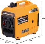 1200W benzinegenerator 230V stille draagbare lichtgewicht generator met USB-uitgangen voor thuis en camping Maxpeedingrods - Afbeelding 4