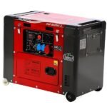 GeoTech Pro DGP8000SE Stille dieselstroomgenerator met wielen en AVR 6 kW - Afbeelding 2
