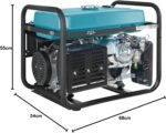 Generador Könner & Söhnen 5500W benzine 230V KS7000E-ATS - Afbeelding 8