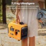 1200W benzinegenerator 230V stille draagbare lichtgewicht generator met USB-uitgangen voor thuis en camping Maxpeedingrods - Afbeelding 3