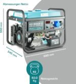 Energiegenerator KÖNNER & SÖHNEN KS 9000E G - Afbeelding 2