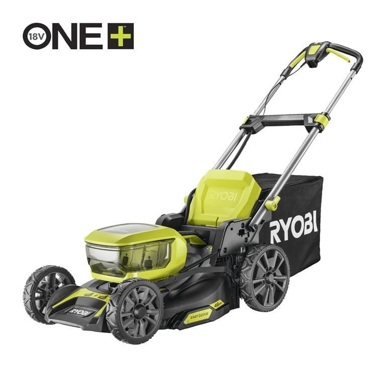 72ab49ee-5f3f-459e-af2b-4d65fc38bd48 Ryobi 18V ONE+ borstelloze 46cm grasmaaier - Afbeelding 1