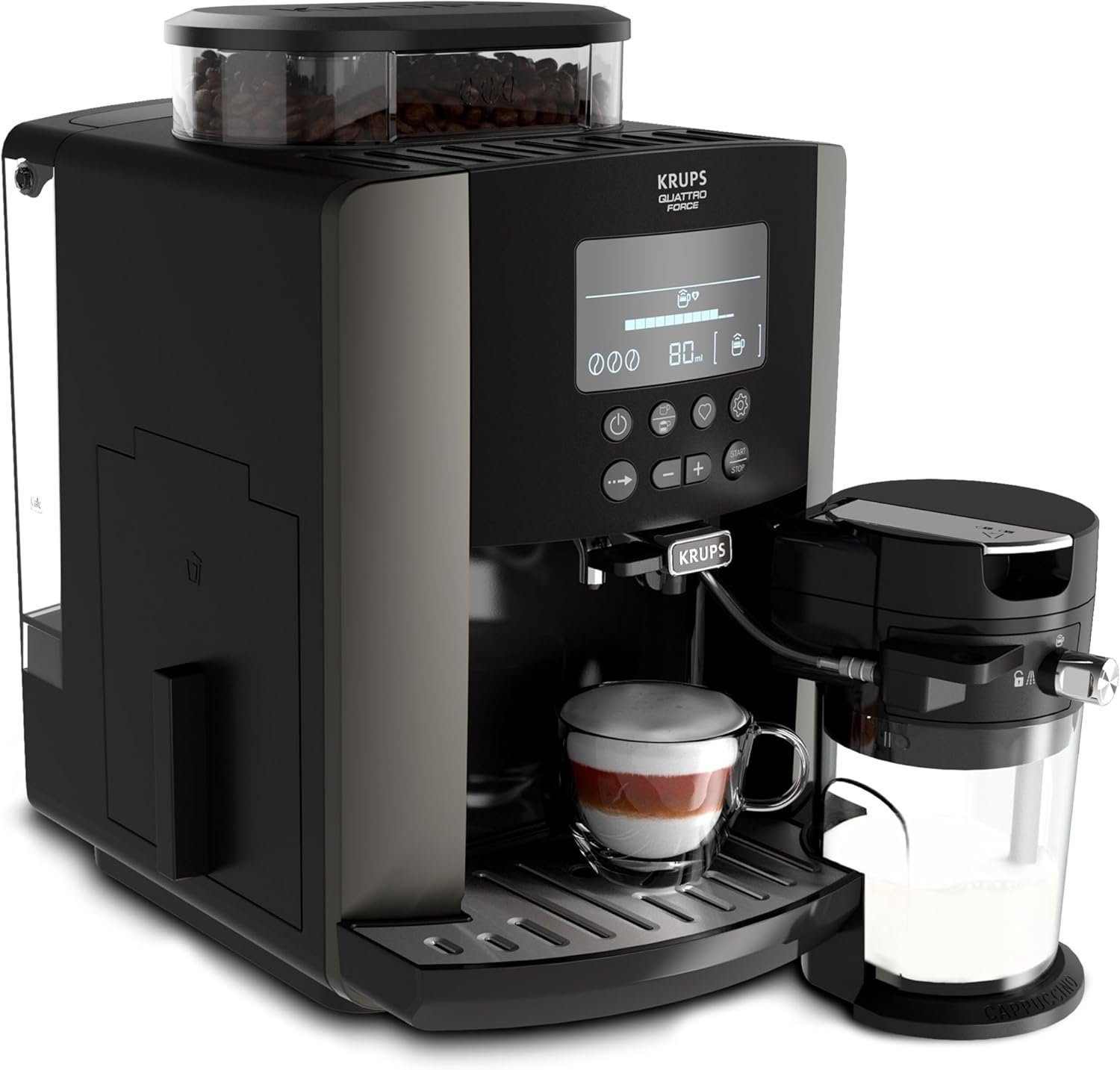 767 Krups Quattro Force Arabica Volautomatische Koffiezetapparaat - Afbeelding 1
