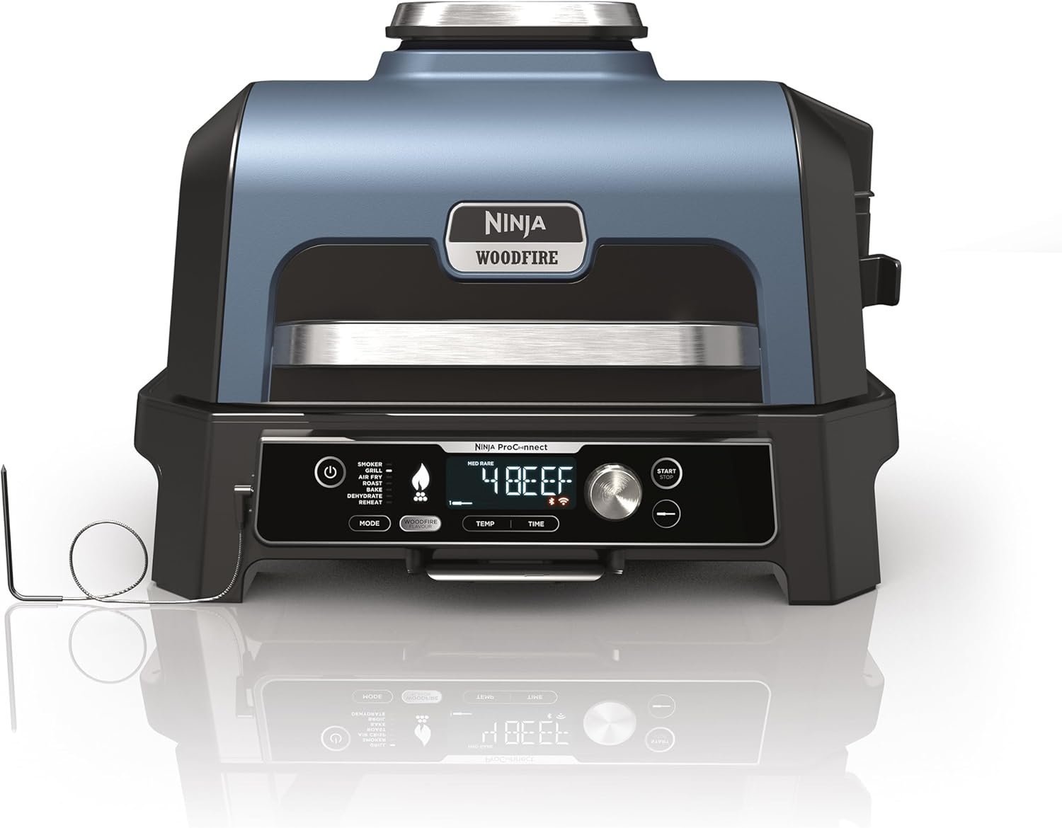 783 Ninja OG901UK Woodfire Pro Connect XL elektrische grill en roker - Afbeelding 1