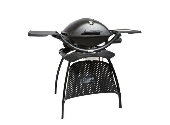 797 Weber Q 2200 zwarte barbecue met standaard - Afbeelding 1