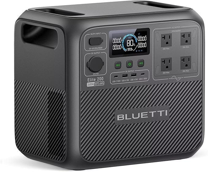 81J2mrbjYBL._AC_SX679 BLUETTI Elite 200 V2 Draagbaar Energiestation 2, 073,6 Wh - Afbeelding 1