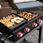 Draagbare gasgrill met bakplaat en 4 branders | Royal Gourmet - Afbeelding 2