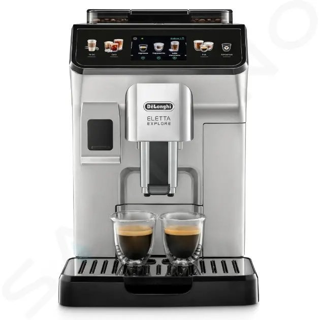 85b62b4e-5f20-4c00-ad49-146a15fcf921 DeLonghi Koffiemachines – Eletta Explore Automatische Koffiezetapparaat, Zilver ECAM450.55.S - Afbeelding 1