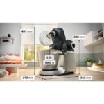 BOSCH Serie 6 MUMS6ZS17 Keukenmachine Zwart - Afbeelding 6